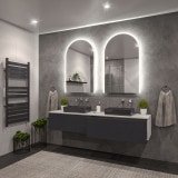 Badspiegel mit Licht und Rundbogen F639L4B