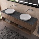 Granit schwarz geschliffen Nero Luanda 2 cm