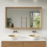 Spiegel Madera ohne Beleuchtung