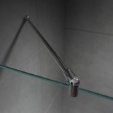 Duschwand nach Maß 8 mm ESG Planibel® Dark Grey (T)