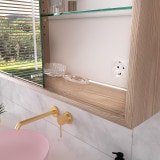 Bad Spiegelschrank mit Schiebetüren nach Maß - Maas 1 Bad Spiegelschrank mit Schiebetüren nach Maß - Maas 1