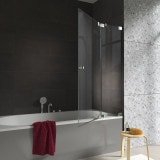 Badewannenaufsatz nach Maß mit Festteil - Galana Pro (rechts) Badewannenaufsatz nach Maß mit Festteil - Galana Pro (rechts)