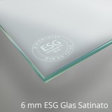 Küchenrückwand Milchglas-Optik 6 mm ESG Glas Satinato