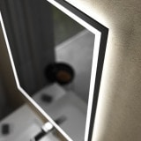 LED Badspiegel Teillack - New York Black