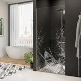 Dusche Glas Nischentür mit Motiv BOOT IM SCHILF 101 Dusche Glas Nischentür mit Motiv BOOT IM SCHILF 101