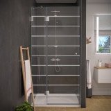 Dusche Nischentür, satiniertes Glas FORRADO 3/104