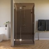 Duschkabine Parsol Glas Bronze, Tür seitlich 210 Duschkabine Parsol Glas Bronze, Tür seitlich 210