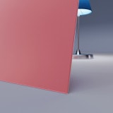 Rosa / Pink lackiertes ESG Glas SATINATO 4mm