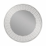 Runder LED Spiegel mit Glas-Rahmen Lisandra 3 Runder LED Spiegel mit Glas-Rahmen Lisandra 3
