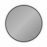 Runder Spiegel mit Rahmen schwarz MONDO 2