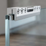 Schiebetür Glas mit schwarzem Rahmen FRAMEL 3/GF