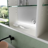 Beleuchteter Bad Spiegelschrank mit Schiebetüren - Gera 2