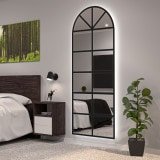 LED Spiegel Bogen-Fenster schwarz Teillack F651L4BTL LED Spiegel Bogen-Fenster schwarz Teillack F651L4BTL