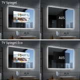 Spiegel mit Fernseher - Unbeleuchtet CLEAR ECO