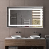 Spiegel mit Rahmen silber/schwarz - Ulm