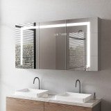 LED Spiegelschrank aus Aluminium - Aller LED Spiegelschrank aus Aluminium - Aller