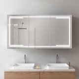 LED Spiegelschrank aus Aluminium - Kocher LED Spiegelschrank aus Aluminium - Kocher