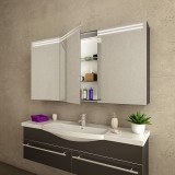 Badezimmer Spiegelschrank mit LED - GIBRALTAR