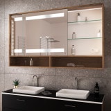 Beleuchteter Bad Spiegelschrank mit Schiebetüren - Gera 3