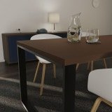 Braune Tischplatte nach Maß 38 mm, Schreibtisch-/ Esstischplatte Braune Tischplatte nach Maß 38 mm, Schreibtisch-/ Esstischplatte