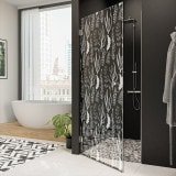 Echtglas-Tür für die Dusche mit Motiv SEEGRAS 101 Echtglas-Tür für die Dusche mit Motiv SEEGRAS 101