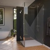 Glas Duschkabine Tür seitlich DESIGN 3/210
