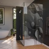 Glas Duschkabine Tür seitlich DESIGN 4/210