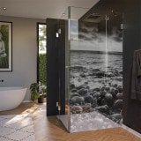 Glas Duschkabine Tür seitlich mit Motiv MEER 1/210 Glas Duschkabine Tür seitlich mit Motiv MEER 1/210