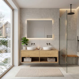 Wandspiegel Bad - Mirka M56L2H