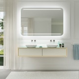 Badspiegel mit abgerundeten Ecken M508L4R