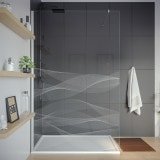 Trennwand für Walk-in Dusche aus Glas ARRAY 2T