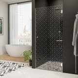 Glastür für die Dusche mit Dekor ART DECO 1/101 Glastür für die Dusche mit Dekor ART DECO 1/101