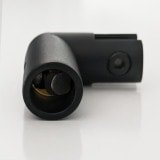 Glasanschluss Rund Schwarz drehbar für Ø12 mm Stabistange und bis 10 mm Glasstärke geeignet Glasanschluss Rund Schwarz drehbar für Ø12 mm Stabistange und bis 10 mm Glasstärke geeignet