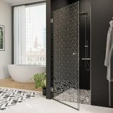 Glastür für die Dusche mit Dekor ART DECO 1/101 Glastür für die Dusche mit Dekor ART DECO 1/101