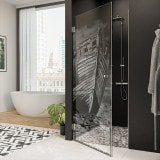 Nischentür für die Dusche mit Motiv BOOT 1/101 Nischentür für die Dusche mit Motiv BOOT 1/101