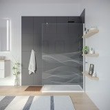 Trennwand für Walk-in Dusche aus Glas ARRAY 2T