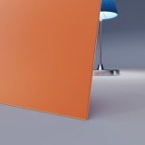 Orange lackiertes ESG Glas SATINATO 4mm Orange lackiertes ESG Glas SATINATO 4mm