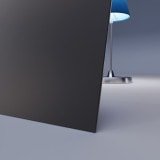 Schwarz lackiertes ESG Glas SATINATO 4mm Schwarz lackiertes ESG Glas SATINATO 4mm