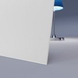 Weiß lackiertes ESG Glas SATINATO 4mm Weiß lackiertes ESG Glas SATINATO 4mm