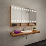 Badezimmerspiegelschrank mit Beleuchtung - TURKU