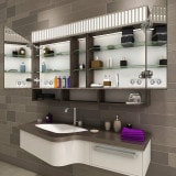 Badezimmer Spiegelschrank mit Beleuchtung - ZERMATT