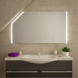 LED Badspiegel mit Dachschräge - Akita