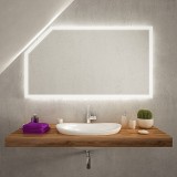 LED Badspiegel mit Dachschräge - Cuarto