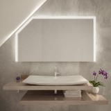 LED Badspiegel mit Dachschräge - Nagoya