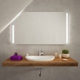 LED Badspiegel mit Dachschräge - SDS022