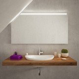 LED Badspiegel mit Dachschräge - Tijuana