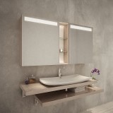 LED Bad Spiegelschrank mit Fächern - LAS VEGAS