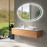 Ovaler Badspiegel mit LED Beleuchtung F627L4O