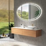 Ovaler Badspiegel mit LED Beleuchtung F627L4O Ovaler Badspiegel mit LED Beleuchtung F627L4O