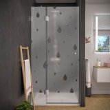 Duschtür mit Motiv TROPFEN 1/104 Duschtür mit Motiv TROPFEN 1/104